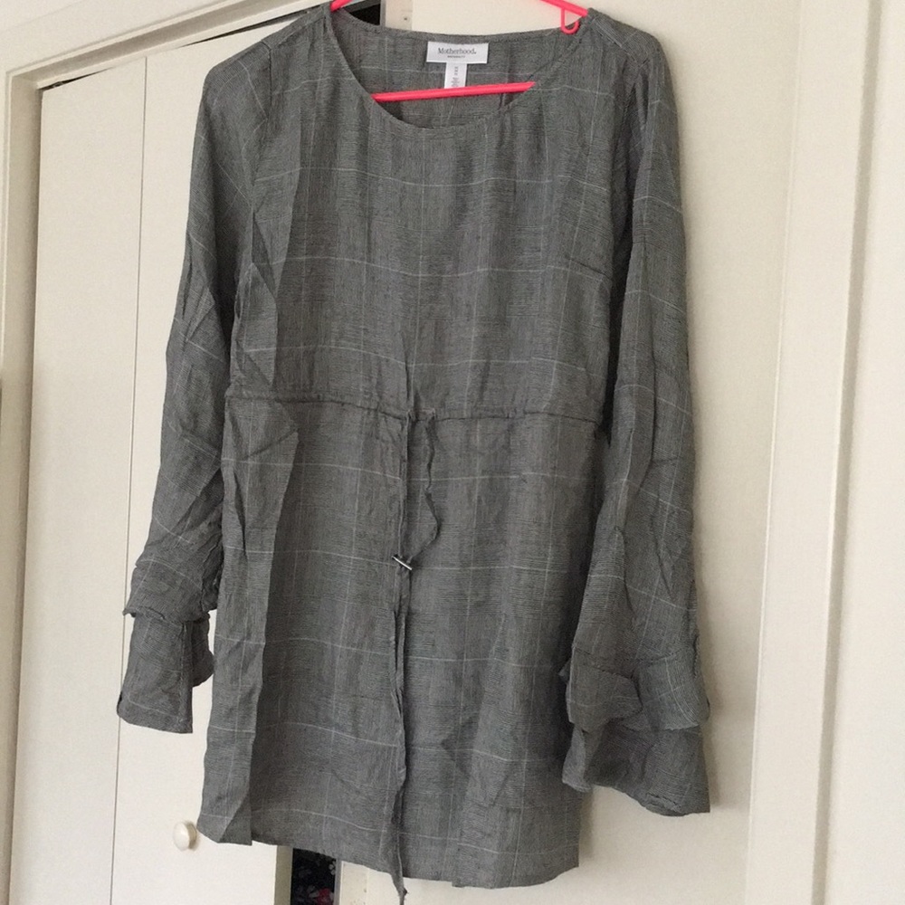 Motherhood Maternity long sleeve dress shirt